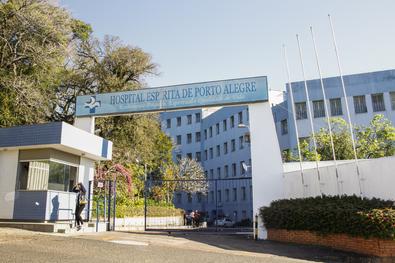 Fachada do Hospital Espiríta de Porto Alegre que abrigará o futuro Hospital Santa Ana. 