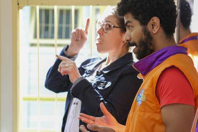 SMS, através da área de IST/Aids, promove ação do projeto "Galera Curtição" com apresentação do Teatro Fórum para alunos da EMEF de Surdos Bilíngue Salomão Watnick.