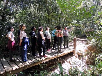 Oficina de Professores sobre Educação Ambiental no Parque Natural Morro do Osso