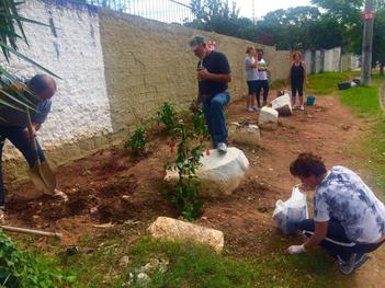 Ação Comunitária realizada pelo CRIP Cruzeiro promove revitalização de espaços comunitários