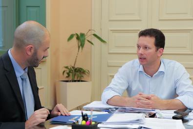 Reunião com membros da Seprorgs