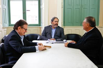Reunião com o Vice-presidente do Sinduscon-RS, Aquiles Dal Molin