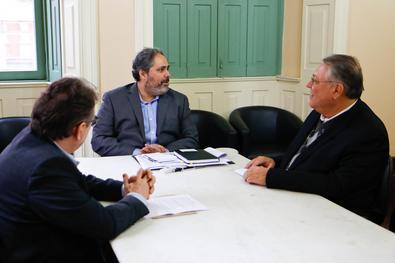 Reunião com o Vice-presidente do Sinduscon-RS, Aquiles Dal Molin