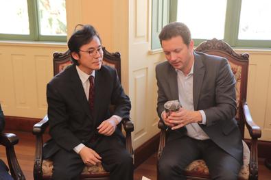 Visita do Cônsul-geral do Japão em Curitiba, Hajime Kimura
