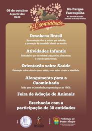 Cãominhada vai se realizar em parceria com o Brechocão, no domingo, 8