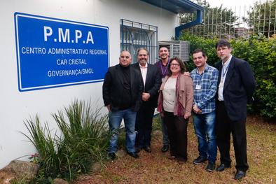 Vice-prefeito Gustavo Paim visita o Crip Cristal