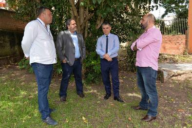 Vice-prefeito Gustavo Paim visita o Crip Centro Sul.