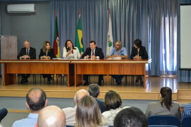 Posse do novo presidente da Comissão Municipal do Emprego-CME Bonifácio de Bróbio.