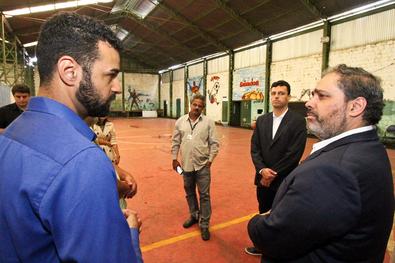Vice-prefeito Gustavo Paim visita o CRIP Lomba do Pinheiro Local: CRIP Lomba do Pinheiro