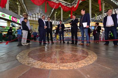 Vice-prefeito Gustavo Paim visita o Mercado Publico Central acompanhado do ministro da Cultura, Sérgio Sá Leitão,