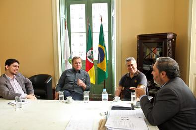 Audiência com Pedro Feiten e Marcelo Demoliner Local: Gabinete do vice-prefeito