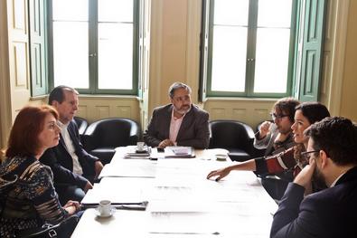Reunião sobre empreendimento Maiojama Local: Gabinete do vice-prefeito