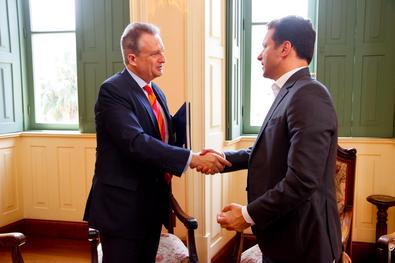 Visita oficial do novo Cônsul Geral da Espanha no Brasil, Francisco de Assis Benhez