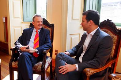 Visita oficial do novo Cônsul Geral da Espanha no Brasil, Francisco de Assis Benhez
