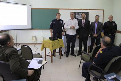 Representantes de sete cidades gaúchas participaram de Encontro dos Comandantes de Guardas Municipais em Santa Maria