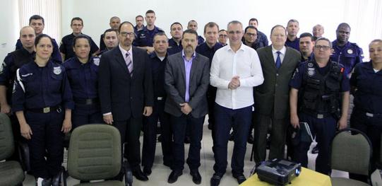 Representantes de sete cidades gaúchas participaram de Encontro dos Comandantes de Guardas Municipais em Santa Maria