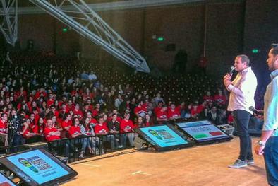 Mais de dois mil jovens participaram do aulão pré-Enem Local: Auditório Araújo Vianna