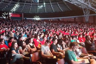 Mais de dois mil jovens participaram do aulão pré-Enem Local: Auditório Araújo Vianna