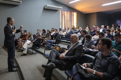 Reunião de Governança da Secretaria de Transparência e Controladoria Local: Auditório do prédio Intendente José Montaury 