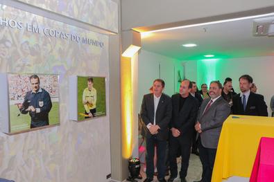 Prefeito em Exercício, Gustavo Paim, participa do coquetel de abertura das festividades em comemoração ao centenário da Federação Gaúcha de Futebol