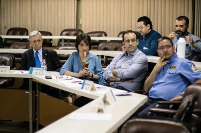 Reunião com líderes dos taxistas