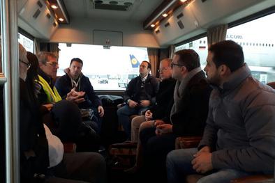 Prefeito Nelson Marchezan Júnior conhece a estrutura do aeroporto de Frankfurt, na Alemanha