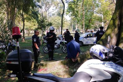 Ação da Guarda Municipal no Parque da Redenção e entorno 