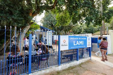 Aberto nos finais de semana de Verão, posto de saúde do Lami está